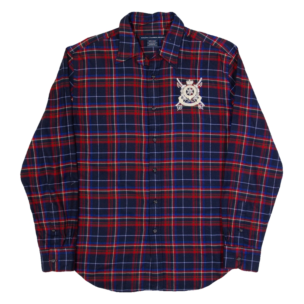Ralph Lauren Blue and Red Plaid - Size 10 Womens